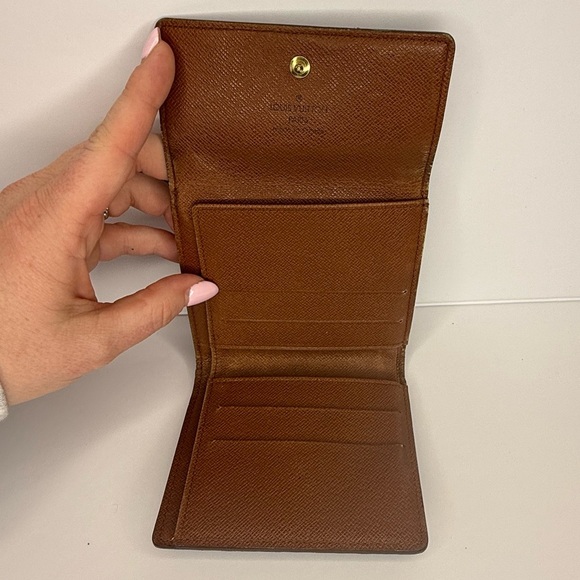 Auth Vintage Louis Vuitton Elise Wallet Monogram Brown - Vintage 1996 - Picture 5 of 13